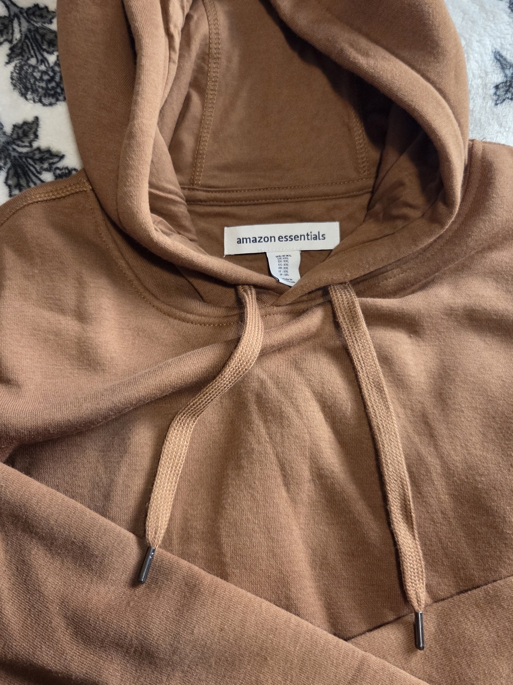 Amazon Essentials Brown Hooded Sweatshirt